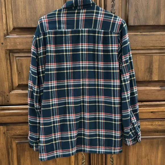 LLBean Fleece Lined Flannel Shirt - Small (Reg) - Picture 3 of 6